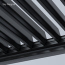 Spa Solutions Sky Pergola SkyGrand Master Aluminium Pergola LED 5m x 7m Mouin motorisé Montage 5M