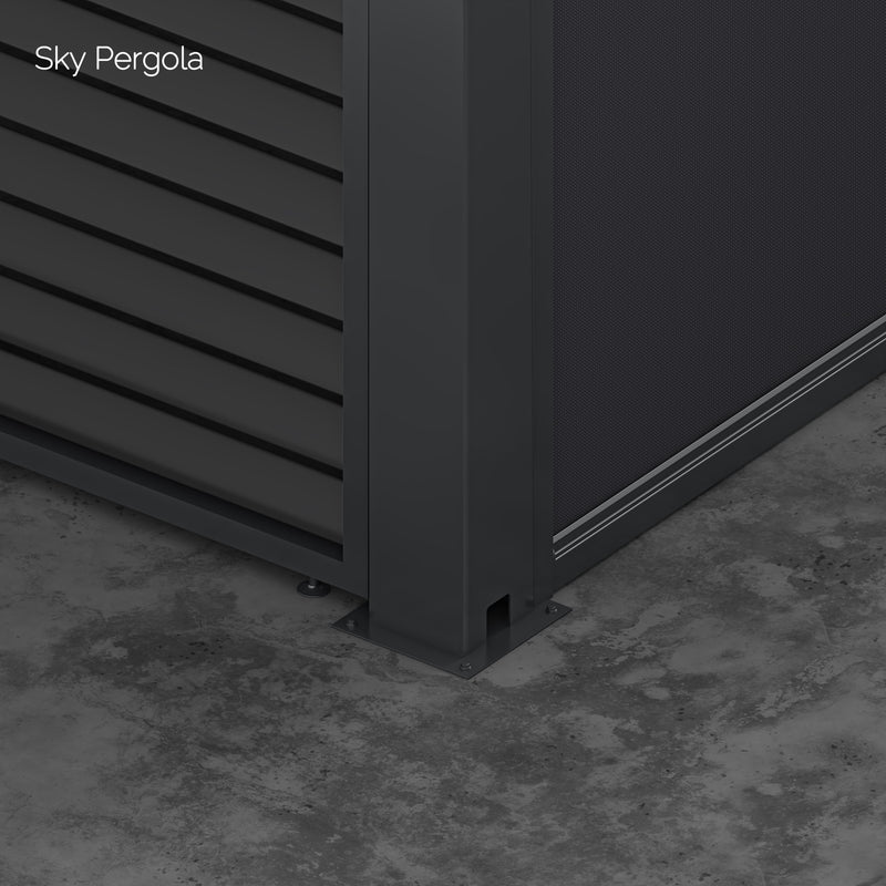 Spa Solutions Sky Pergola Skygrand Master Aluminium Pergola LED 5m x 7m motorisé