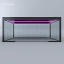 Spa Solutions Sky Pergola Skygrand Master Aluminum Pergola LED 6m x 7m motorized wall mounting 6m