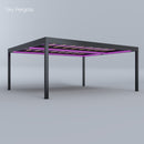 Solutions de spa Sky Pergola Skygrand maître aluminium Pergola LED 6m x 7m motorisé