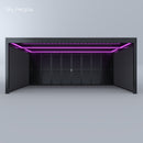 Spa Solutions Sky Pergola Skygrand Master Aluminum Pergola LED 6m x 7m motorized wall mounting 6m