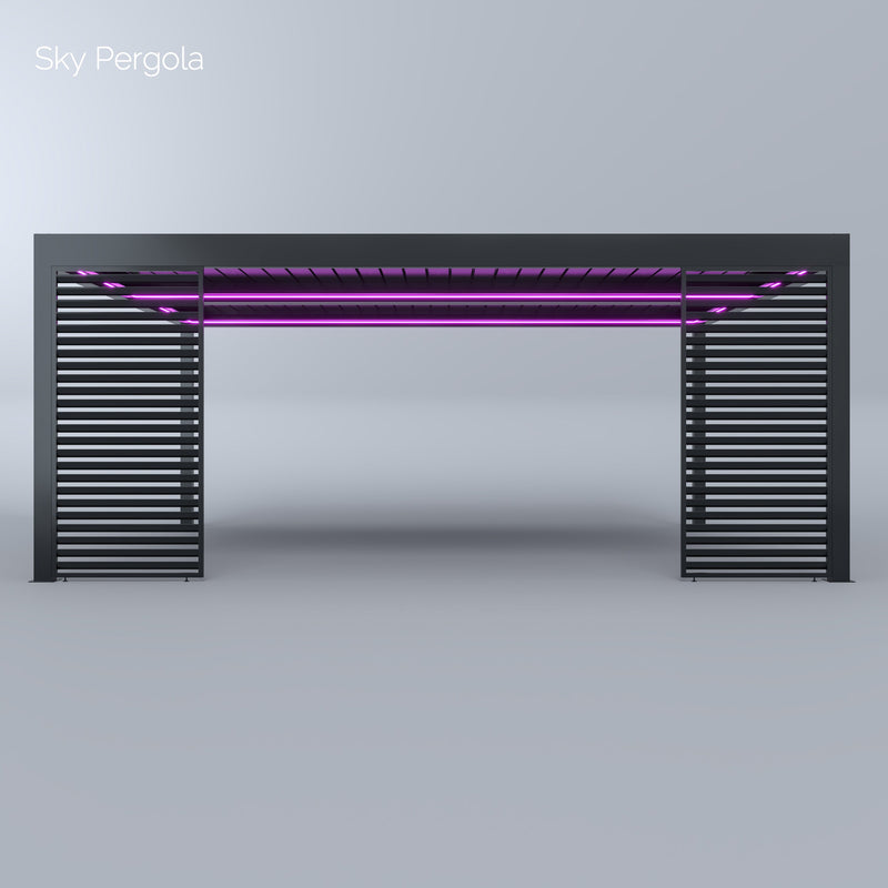 Solutions de spa Sky Pergola Skygrand maître aluminium Pergola LED 6m x 7m motorisé