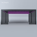 Spa Solutions Sky Pergola Skygrand Master Aluminum Pergola LED 7m x 7m motorized wall assembly