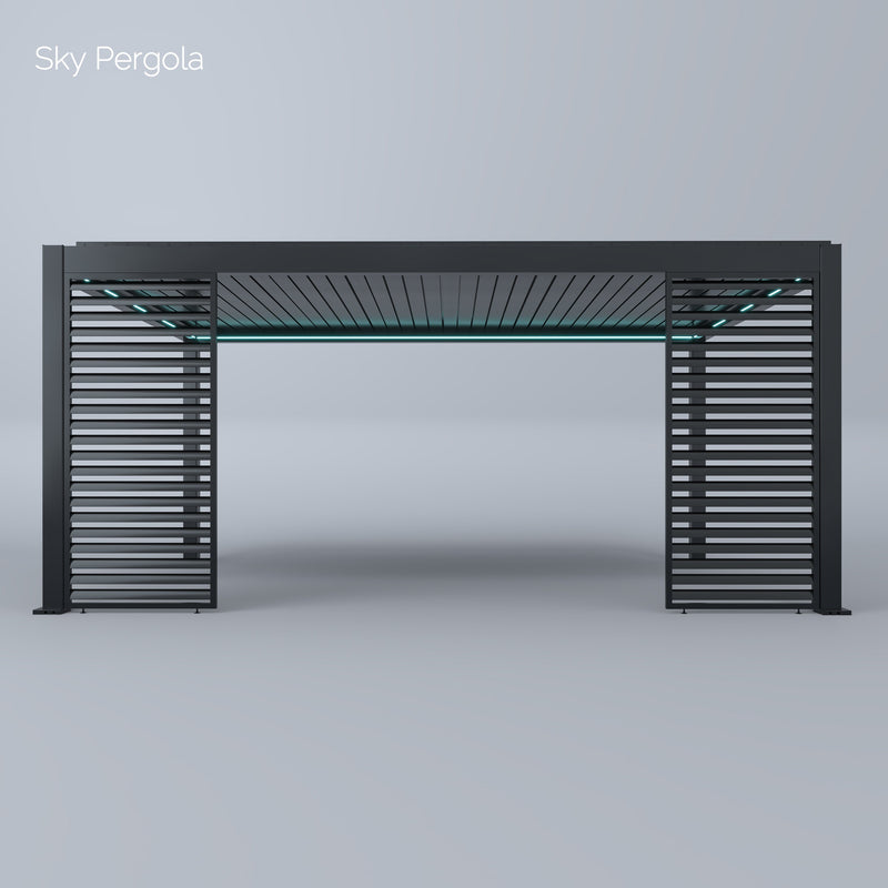 SOLUZIONI SPA Sky Pergola Skymax Ultra Alluminio pergola LED 4M X 6M MOTORIZZATO