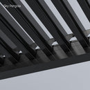 Spa Solutions Sky Pergola SkyMax Ultra Aluminium Pergola LED 3m x 5m motorisiert Wandmontage 5m