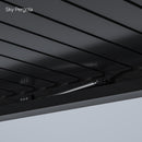 Spa Solutions Sky Pergola SkyMax Ultra Aluminium Pergola LED 3m x 5m motorisiert Wandmontage 5m