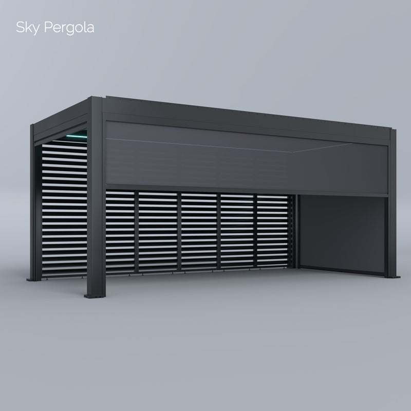 Spa Solutions Sky Pergola SkyMax Ultra Aluminium Pergola LED 3m x 6m motorisiert