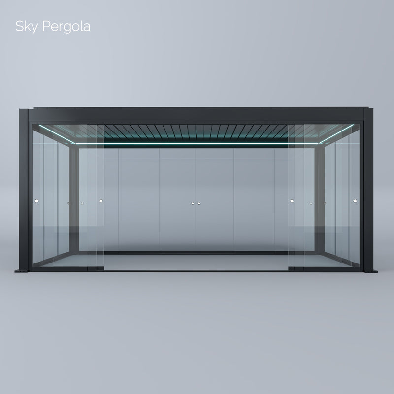 Spa Solutions Sky Pergola SkyMax Ultra Aluminium Pergola LED 3m x 6m motorisiert