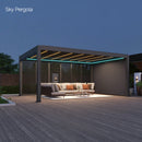 Spa Solutions Sky Pergola SkyMax Ultra Aluminium Pergola LED 3m x 6m motorisiert