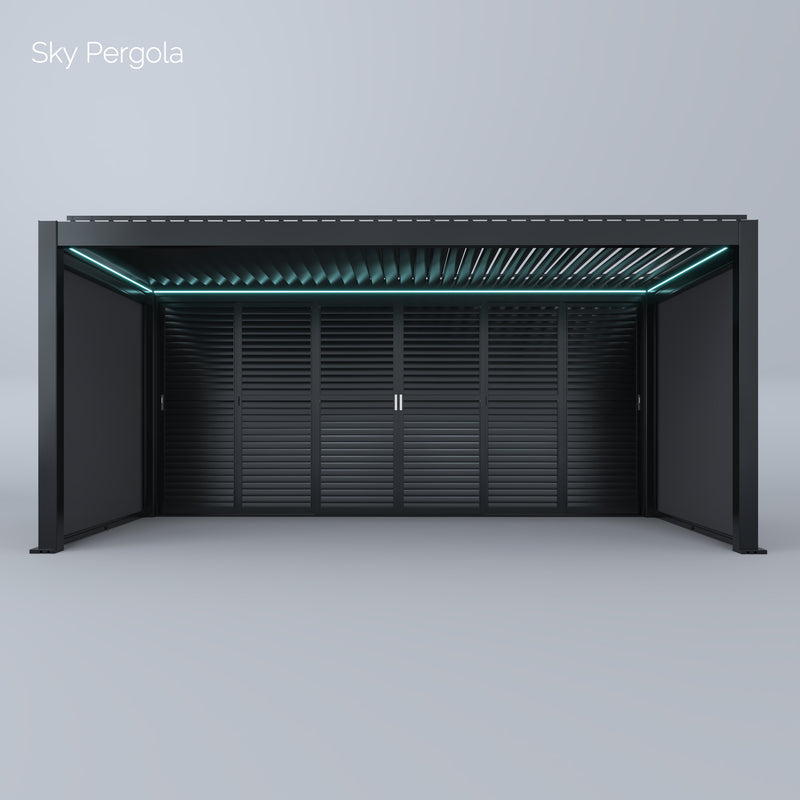 Spa Solutions Sky Pergola SkyMax Ultra Aluminium Pergola LED 3m x 6m motorisiert