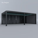 Spa Solutions Sky Pergola Skymax Ultra Aluminum Pergola LED 3M x 7m motorized