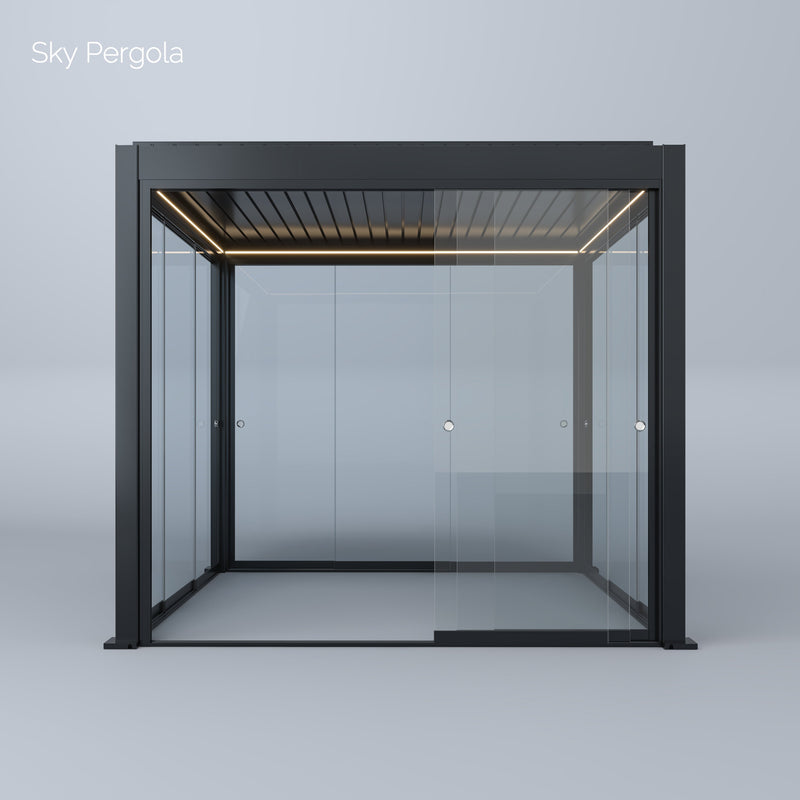Solutions de spa Sky Pergola skymotion LED aluminium pergola 3m x 3m Mouin moteur 3M