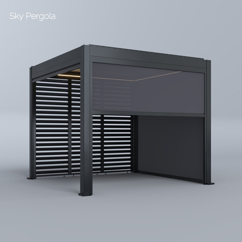 Solutions de spa Sky Pergola skymotion LED aluminium pergola 3m x 3m Mouin moteur 3M