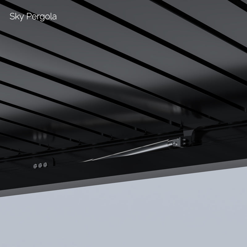 Solutions de spa Sky Pergola skymotion LED aluminium pergola 3m x 3m Mouin moteur 3M