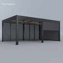Spa Solutions Sky Pergola Skymotion Led Aluminum Pergola 3m x 6m motorized wall mounting 3M