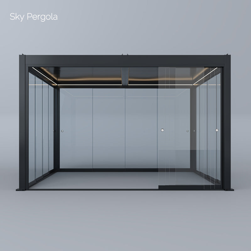 Spa Solutions Sky Pergola Skymotion LED aluminum Pergola 4m x 4m motorized