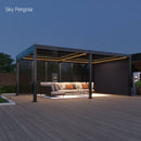 Spa Solutions Sky Pergola SkyMotion LED Aluminium Pergola 4m x 5m motorisiert