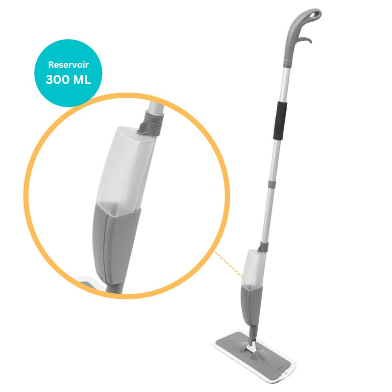 Five Wischmopp FIVE Spray Mop Grau