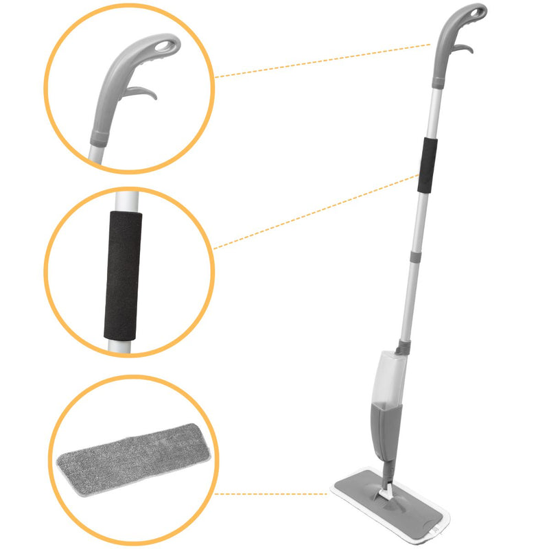 Five Wischmopp FIVE Spray Mop Grau