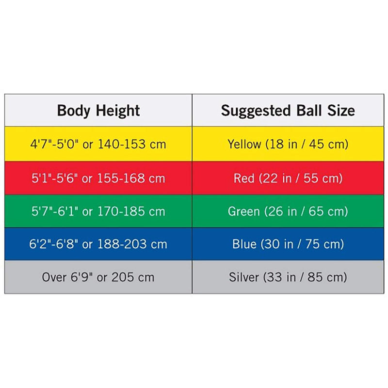 Hygenic Fitnessball ABS Gymnastikball