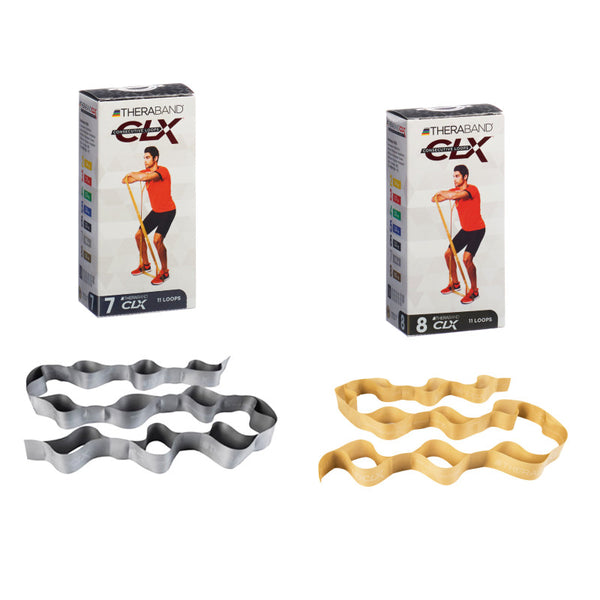 Hygenic Fitnessband Theraband CLX 2er Set (Extra schwer)