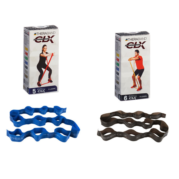 Hygenic Fitnessband Theraband CLX 2er Set (schwer)