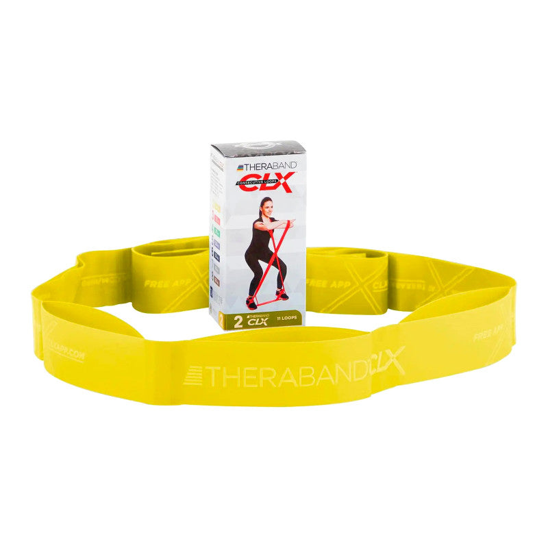 Hygenic Fitnessband Theraband CLX 2er Set (sehr leicht)