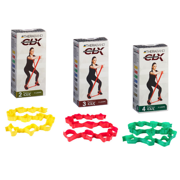 Hygenic Fitnessband Theraband CLX 3er Set (leicht)