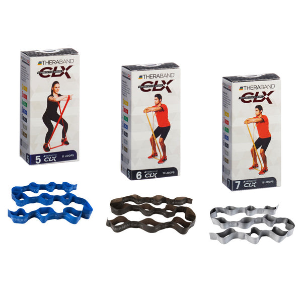 Hygenic Fitnessband Theraband CLX 3er Set (schwer)