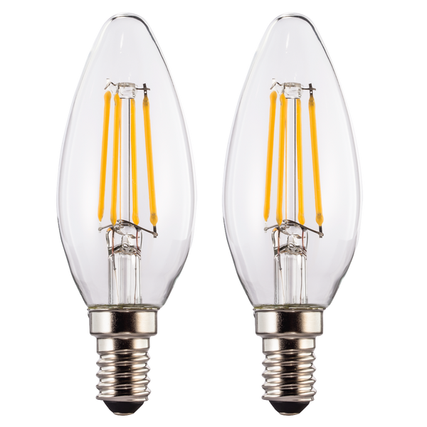 Xavax lamp LED filament, E14, 470LM, 2 pieces