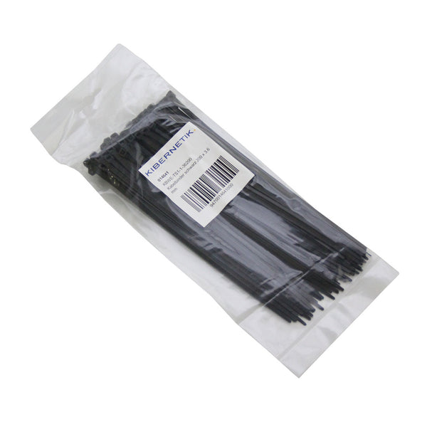 Ekström cable tie black KS01 3.6x200 100 pieces