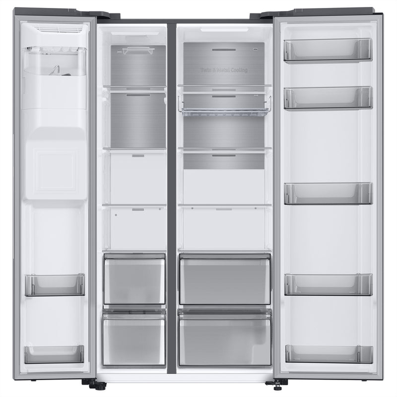Samsung refrigerator Food Center 635l stainless steel look