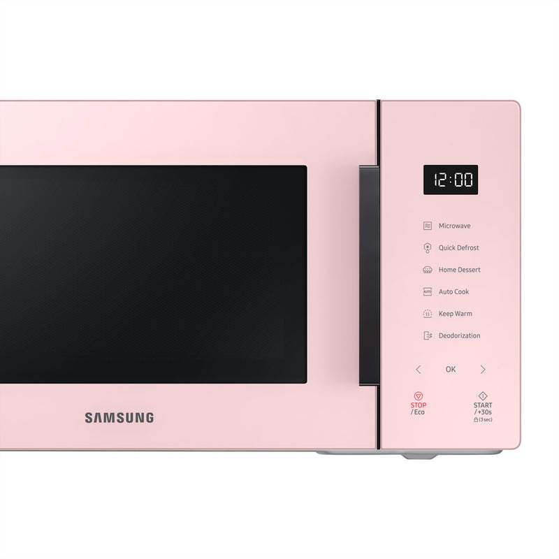 Samsung microwave bespoke microwave clean pink 23l