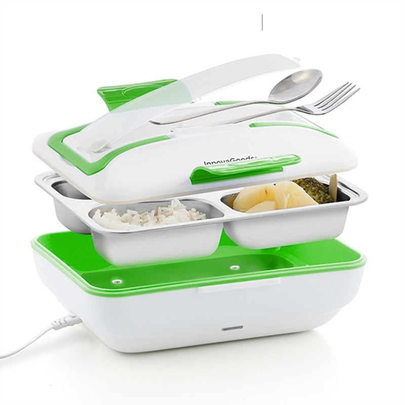 InnovaGoods 3-in-1 Electric Steamer Lunch Box 
