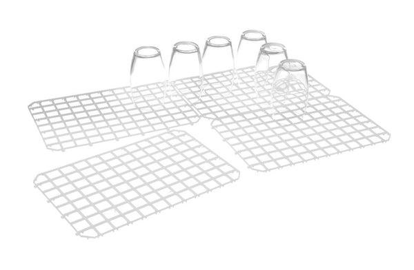 Tapis De Bar En Caoutchouc Noir - Dimensions 300x150x9 Mm - Hygiénique Pour Séchage Et Rangement Verres - 3
