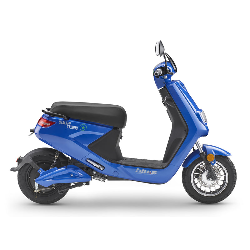 Blus Electric Scooter 45 km / h, XT2000, Race bleue