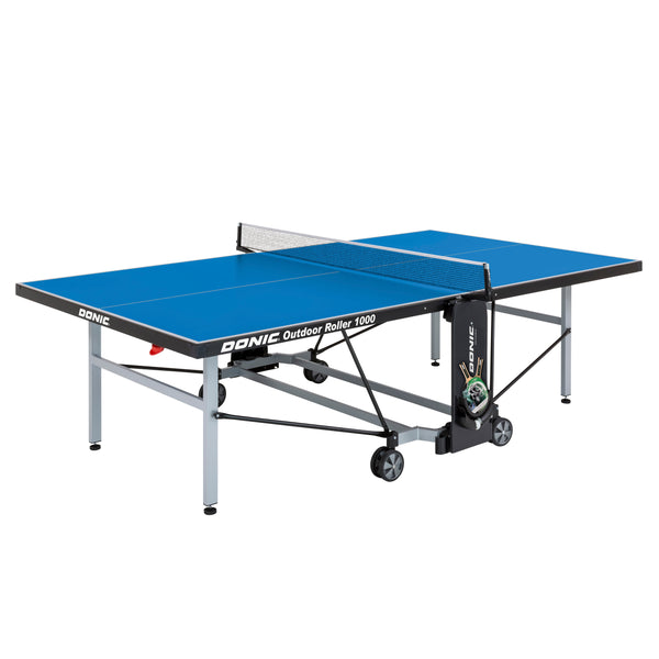 DONIC LOISIRE Table de tennis de table en plein air rouleau d'extérieur 1000 bleu