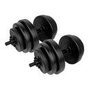 Tunturi Freizeit Indoor Vinyl Kurzhantelset 28 kg