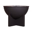 Mr. Grill Fire shell with cross foot & grill ring