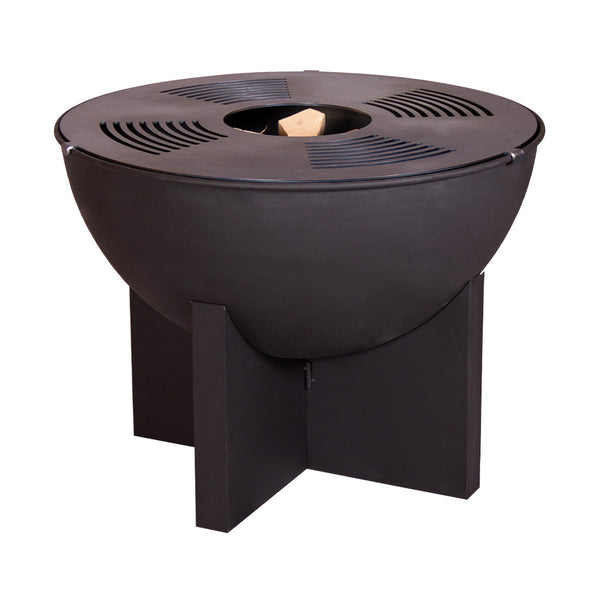 Mr. Grill Fire Shell with Cross Foot & Grill Ring