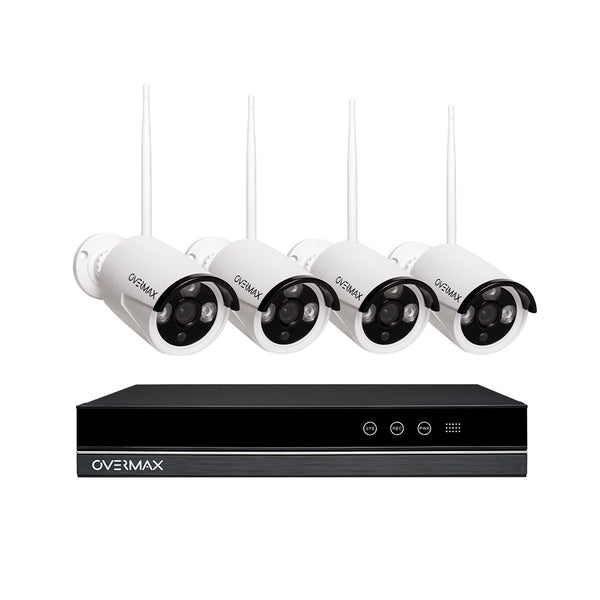 Overmax Freizeit Outdoor Camspot NVR 4.0 Netzwerkkameraset mit Recorder