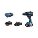 Bosch Professional Bohren & Schrauben GSR 18V-55 + 2 x 4.0 Ah PC + GAL18V-40 + L-BOXX