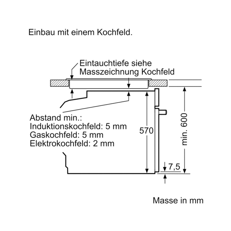 Bosch Küchenmaschine HEA510BR0C Einbauherd