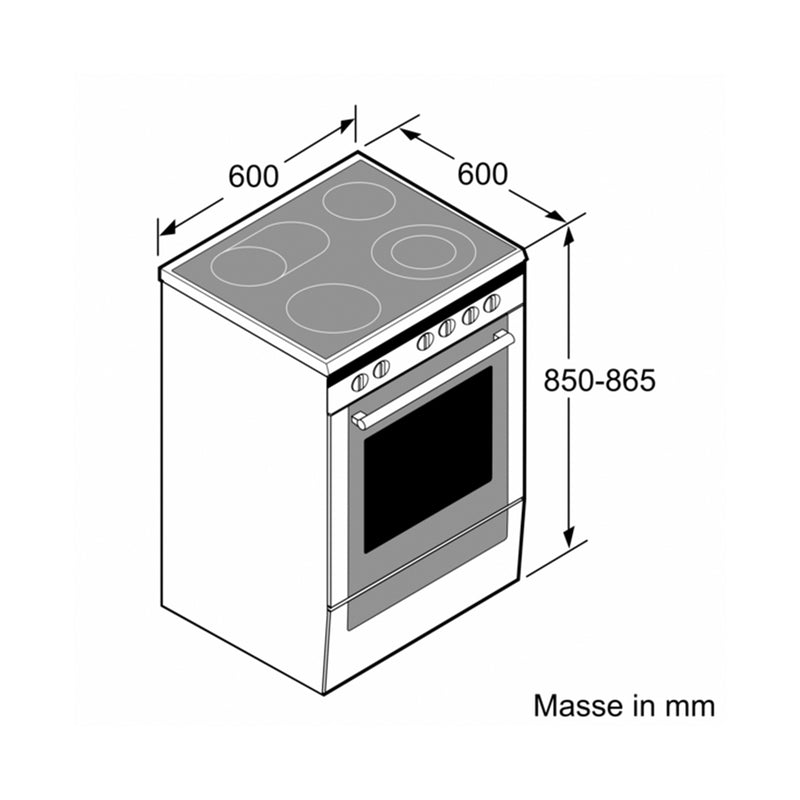 Bosch Kitchen Machine HKL050020 PAVE ÉLECTRIQUE INFIRMATIVE BLANC