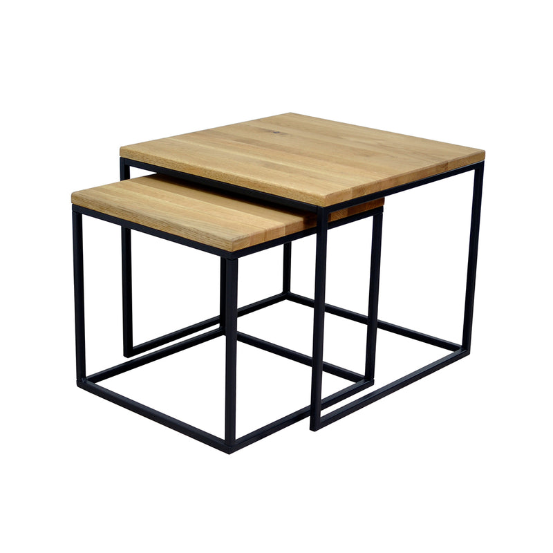 Contini living furniture coffee table square 2 -piece.