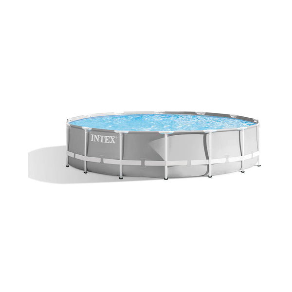 INTEX Freizeit Outdoor Pool Prism Frame rund Ø 427x107cm