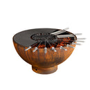 Mr. Grill fire bowl with grill ring and accessories