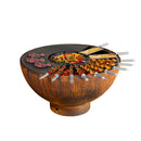 Mr. Grill fire bowl with grill ring and accessories