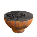 Mr. Grill fire bowl with grill ring and accessories