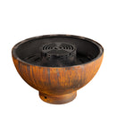 Mr. Grill fire bowl with grill ring and accessories